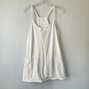 Free People FP Movement Mini Skort Dress Women White Sporty Chic Athleisure Chic